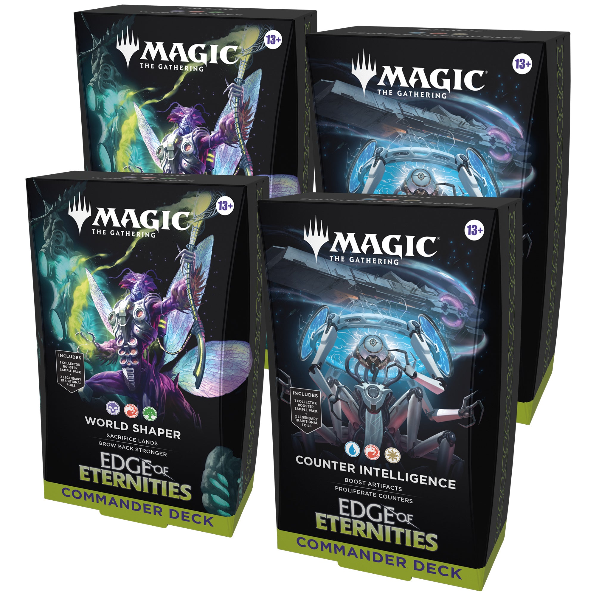 Magic the Gathering CCG: Edge of Eternities Commander Deck Carton (4)