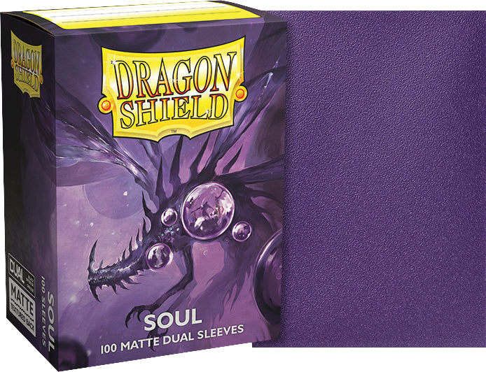 Dragon Shields: (100) Matte Dual - Metallic Purple / Soul