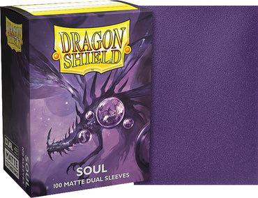 Dragon Shields: (100) Matte Dual - Metallic Purple / Soul