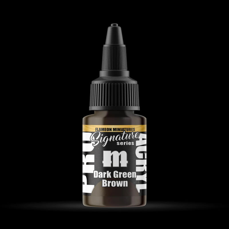 Pro Acryl: Flameon Series - Dark Green Brown (22ml)
