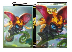 Dragon Shields: (100) Brushed Art - Burnbug