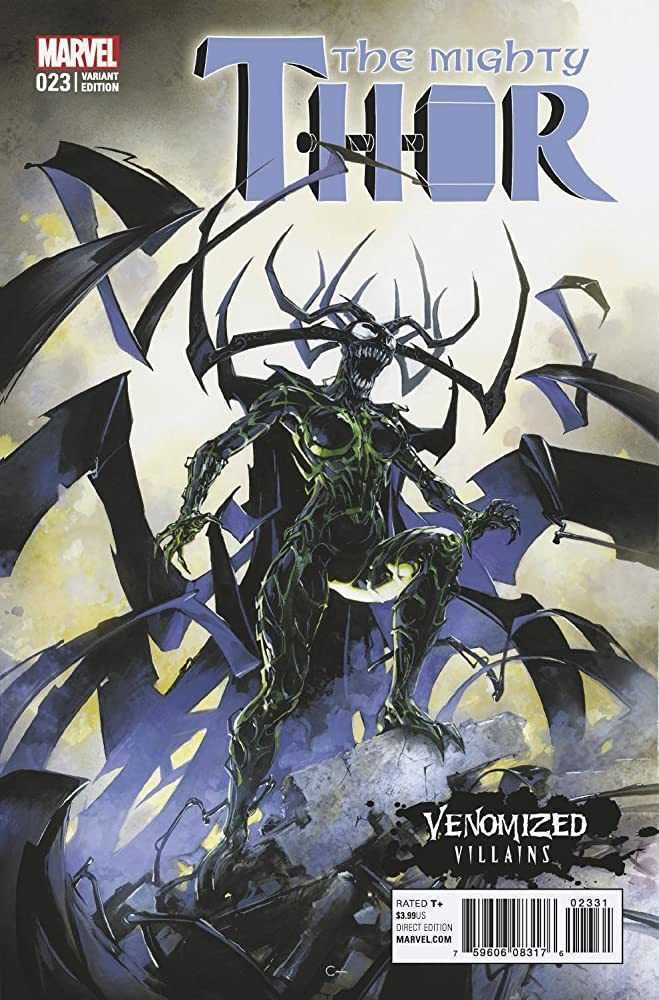 Mighty Thor #23 Venomized Hela Variant
