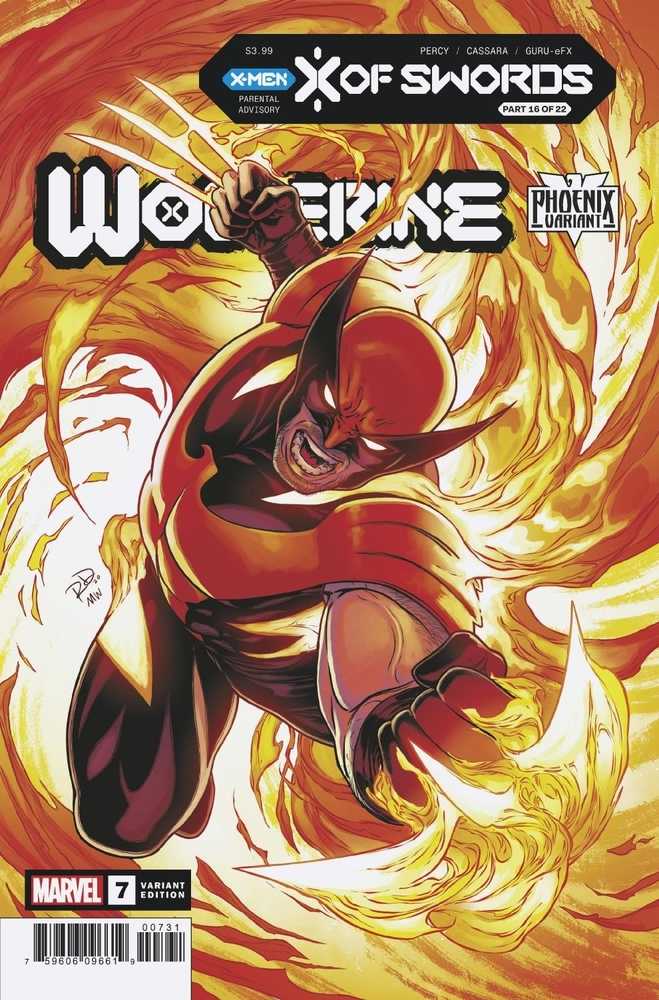 Wolverine #7 Dauterman Wolverine Phoenix Variant Xos