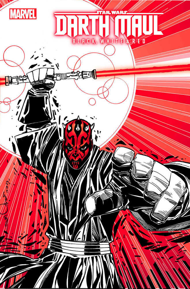 Star Wars: Darth Maul   Black, White & Red #4 Walt Simonson Variant