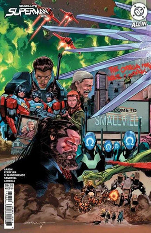 Absolute Superman #25 Cover H Rafa Sandoval Left Connecting Card Stock Variant