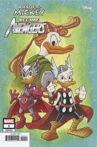 Marvel & Disney: What If...? Mickey & Friends Became The Avengers #1 Chrissie Zullo Variant