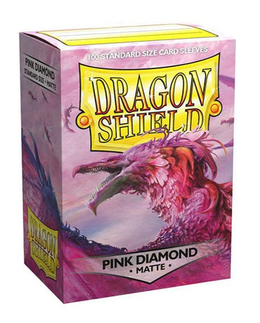 Dragon Shields: (100) Matte - Pink Diamond