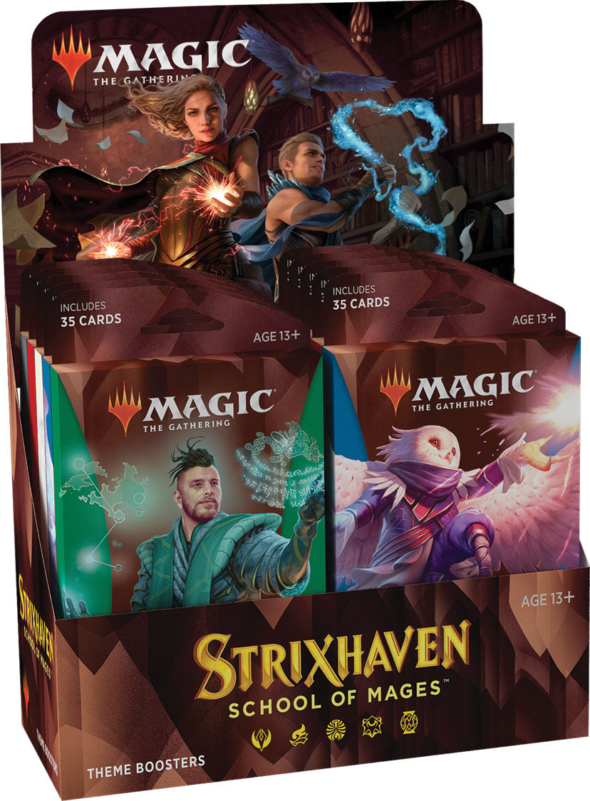 Magic the Gathering CCG: Strixhaven - School of Mages Theme Booster Display (10)