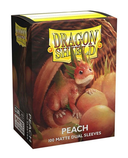 Dragon Shields: (100) Matte Dual - Peach