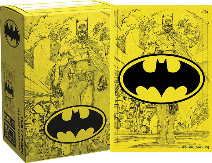 Dragon Shields: (100) Matte Dual Art - Batman Core