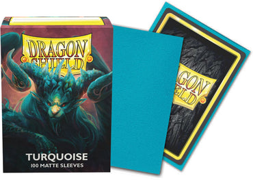 Dragon Shields: (100) Matte - Turquoise