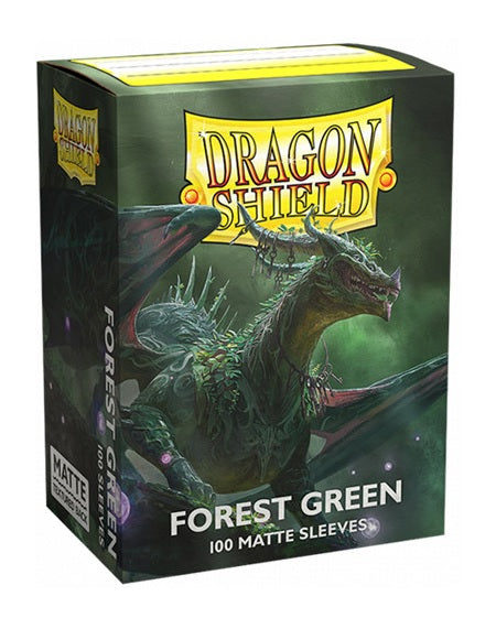 Dragon Shields: (100) Matte - Forest Green