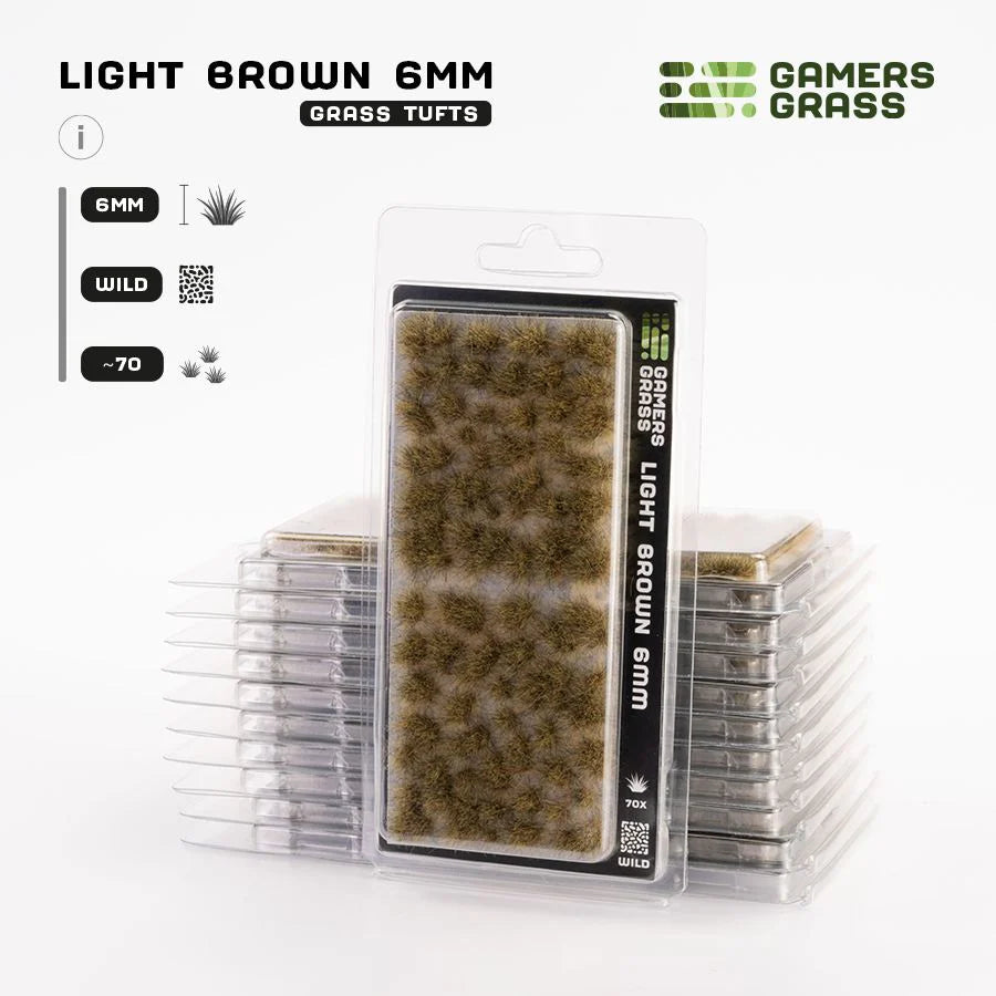 Gamers Grass: Light Brown 6mm - Wild