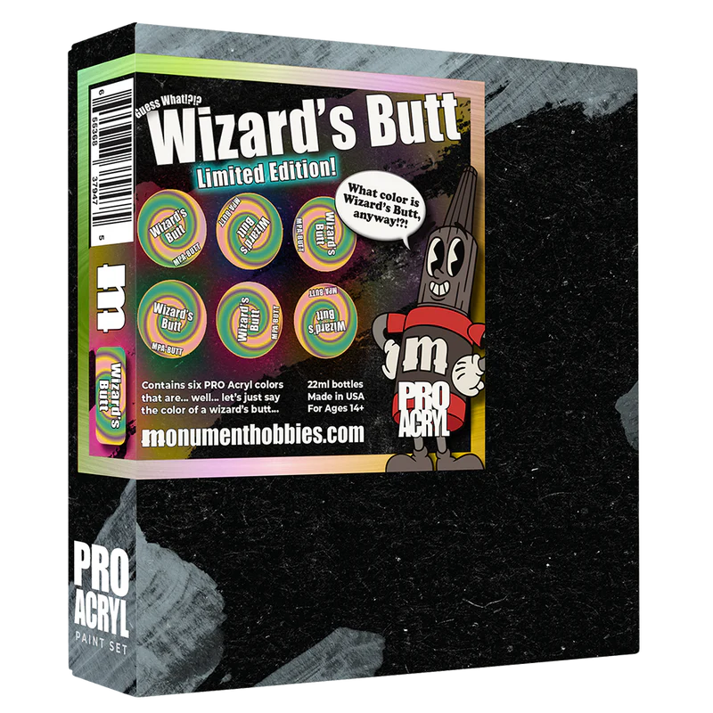 Pro Acryl Wizard's Butt Set! Limited Edition