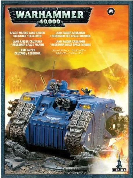 SPACE MARINES LAND RAIDER CRUSADER/REDEEMER