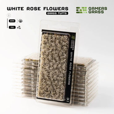 Gamers Grass: White Rose Flowers