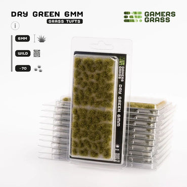 Gamers Grass: Dry Green 6mm - Wild
