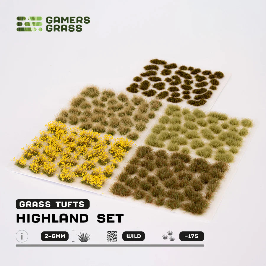 Gamers Grass: Highland Tuft Set