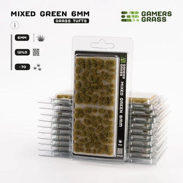Gamers Grass: Mixed Green 6mm - Wild