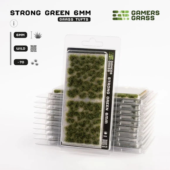 Gamers Grass: Strong Green 6mm - Wild