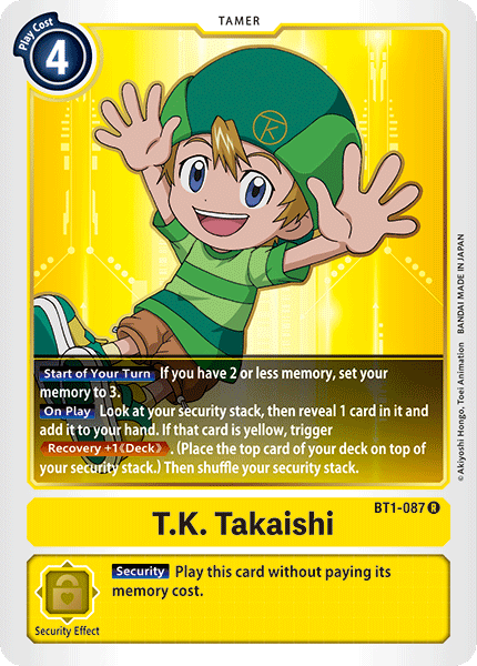 T.K. Takaishi [BT1-087] [Release Special Booster Ver.1.0]