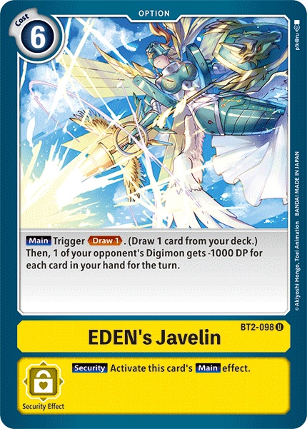 Eden's Javelin [BT2-098] [Release Special Booster Ver.1.5]