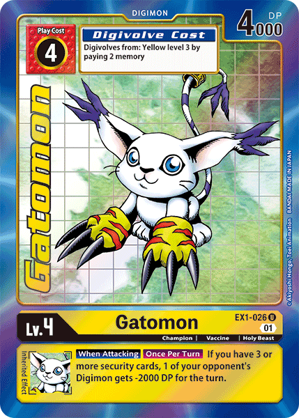 Gatomon [EX1-026] (Alternate Art) [Classic Collection]