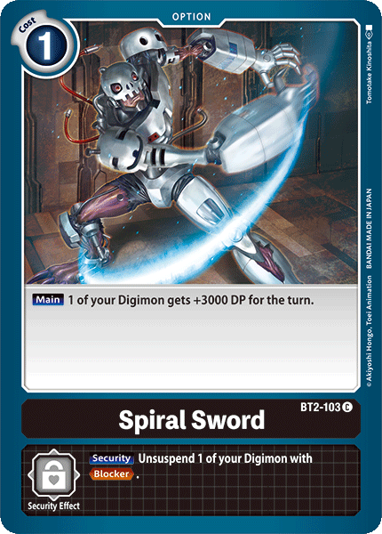 Spiral Sword [BT2-103] [Release Special Booster Ver.1.0]