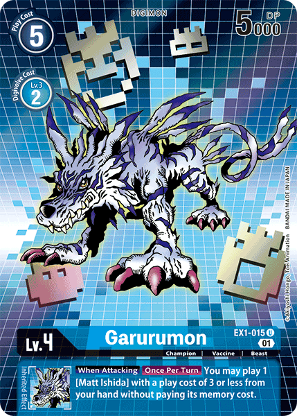 Garurumon [EX1-015] (Alternate Art) [Classic Collection]